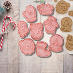 EMPORTE PIECE NOEL | 8 Pcs | FunnyNoel™ - Vignette | LA CUISINE DE MAMIE