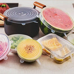 Couvercle silicone extensible | Lot de 6 | EcoloCouvercle™ - Vignette | LA CUISINE DE MAMIE