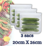 Sac alimentaire réutilisable |MamieBag™ - Vignette | LA CUISINE DE MAMIE